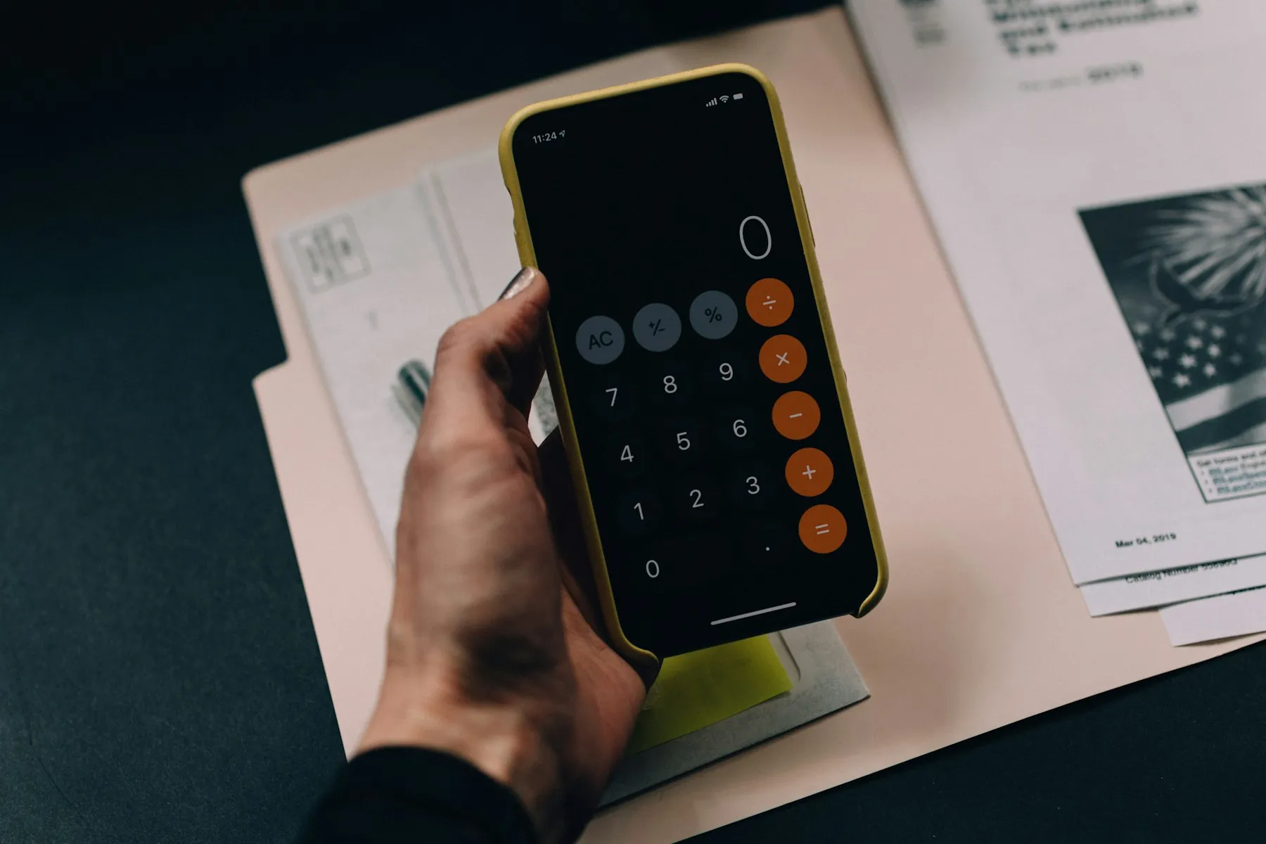 Documentación contable ordenada para una consulta